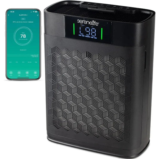 XMSJ HEPA Air Purifier For Home With Smart WiFi Control