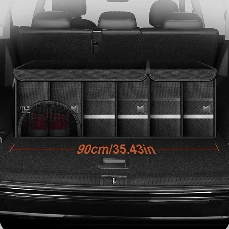 SEAMETAL Foldable Trunk Organizer For Car Storage Bag