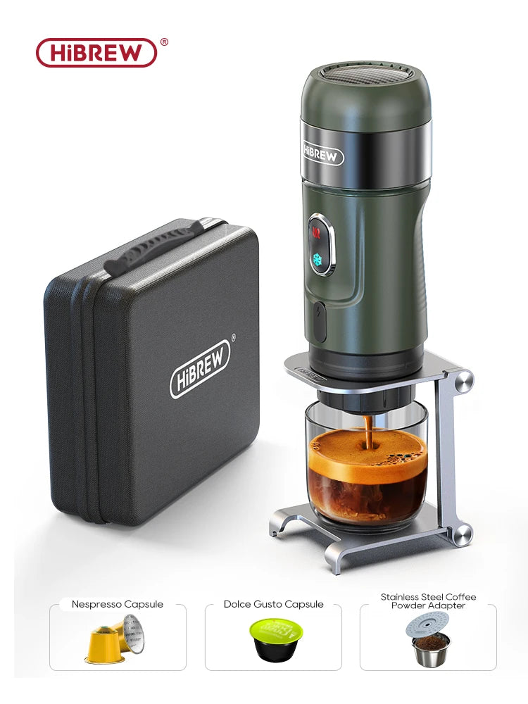 HiBREW Wireless Portable Espresso Coffee Maker For Car And Home
