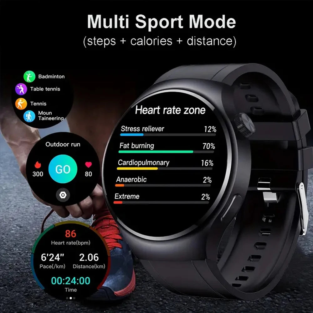 SENBONO Smartwatch With Heart Rate Blood Oxygen Monitor Bluetooth