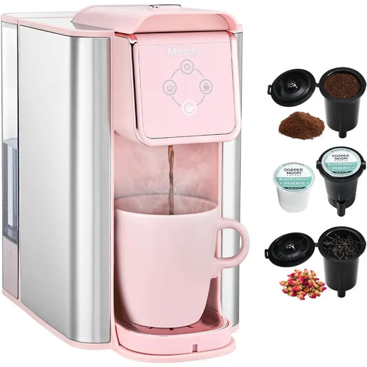 OLOEY 3 In 1 Single Serve Coffee Maker Pods Ground