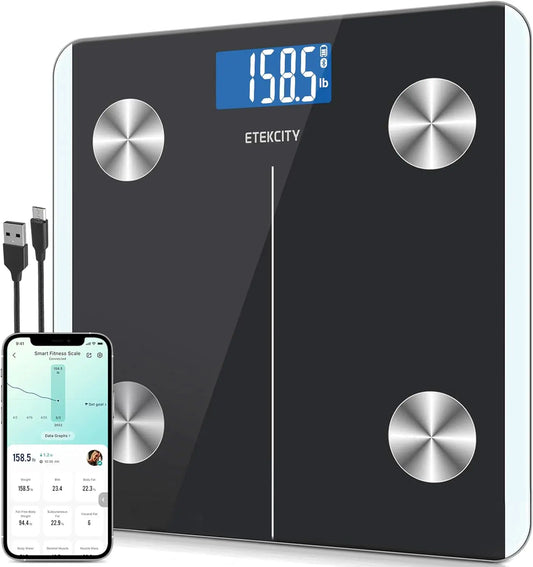 Smart Digital Bathroom Scale With BMI And App Sync