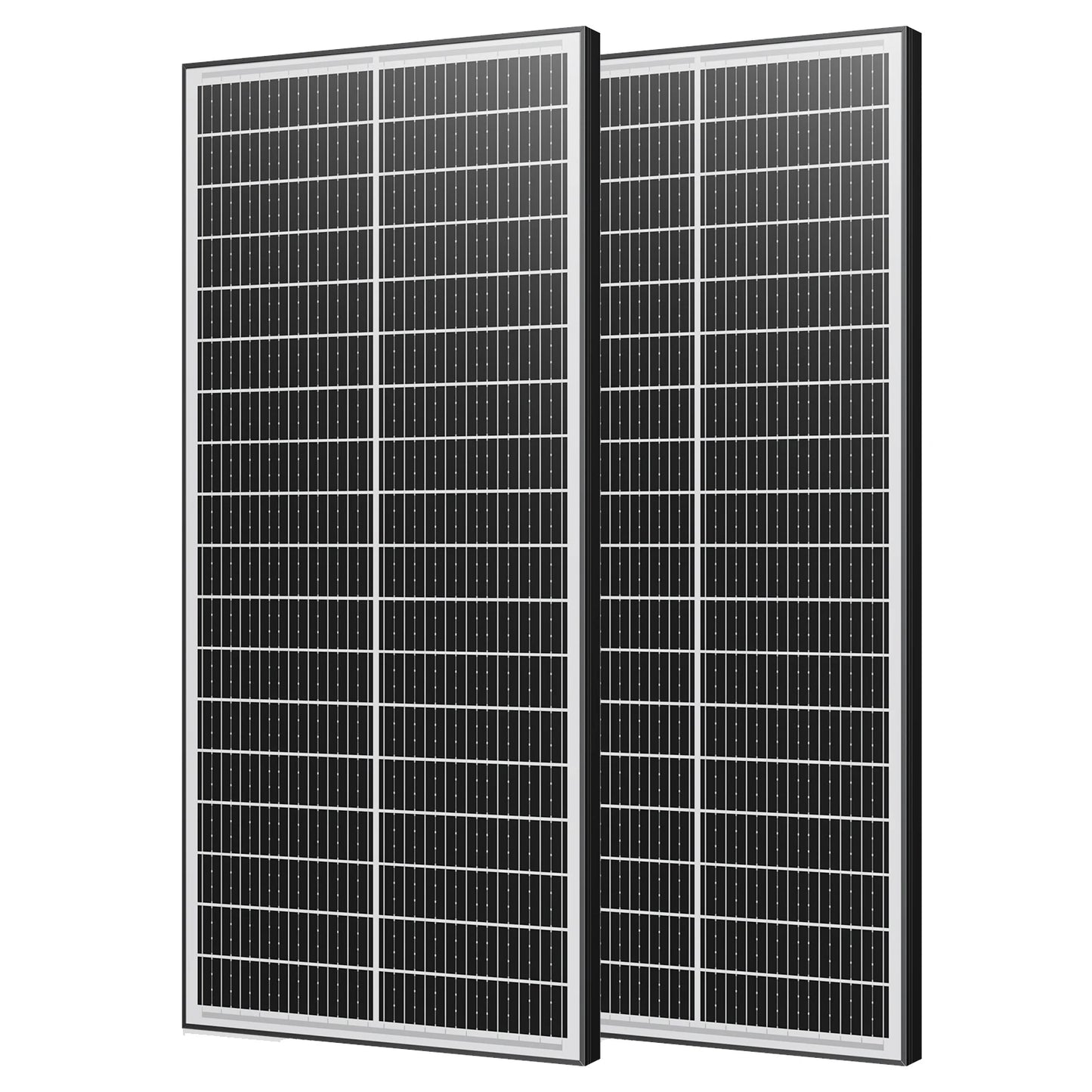 Rvpozwer 400W 12V Double Sided Monocrystalline Solar Panel
