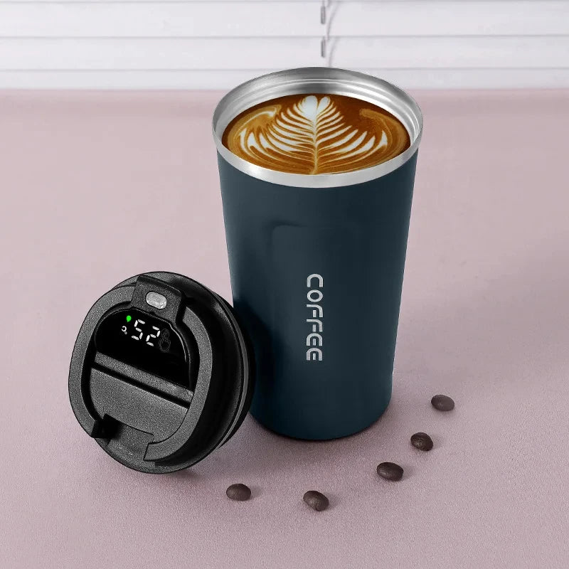 Smart Temperature Display Stainless Steel Vacuum Thermos Bottle