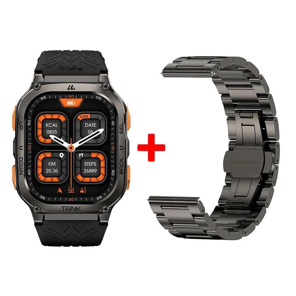 KOSPET Tank M3 Ultra GPS Smartwatch 5ATM IP69K Waterproof