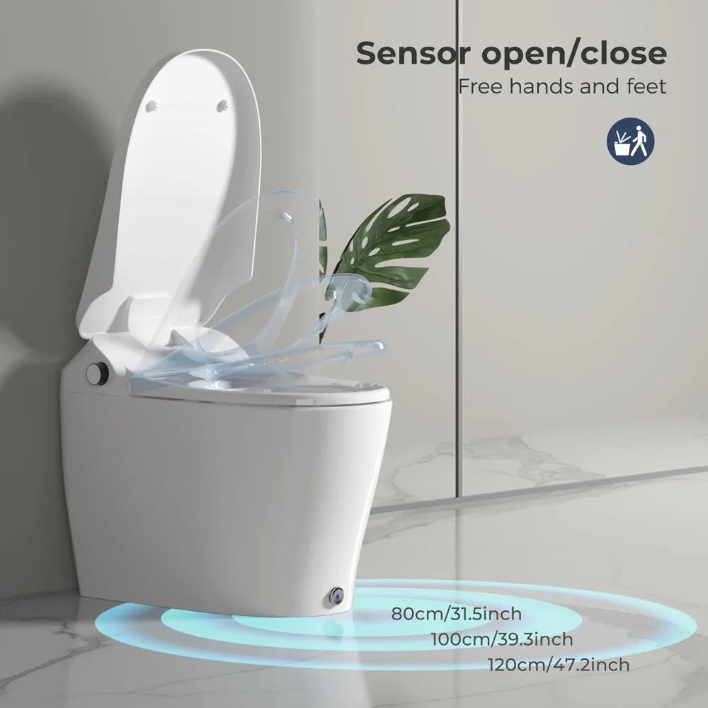 Smart Bidet Toilet With Night Light And Heated Seat