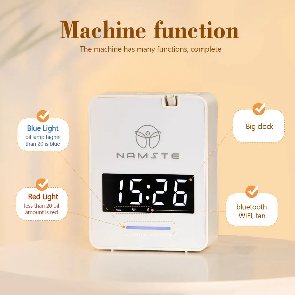 Namstec WiFi Bluetooth Diffuser Aromatherapy 300ml Essential Oil Air Purifier