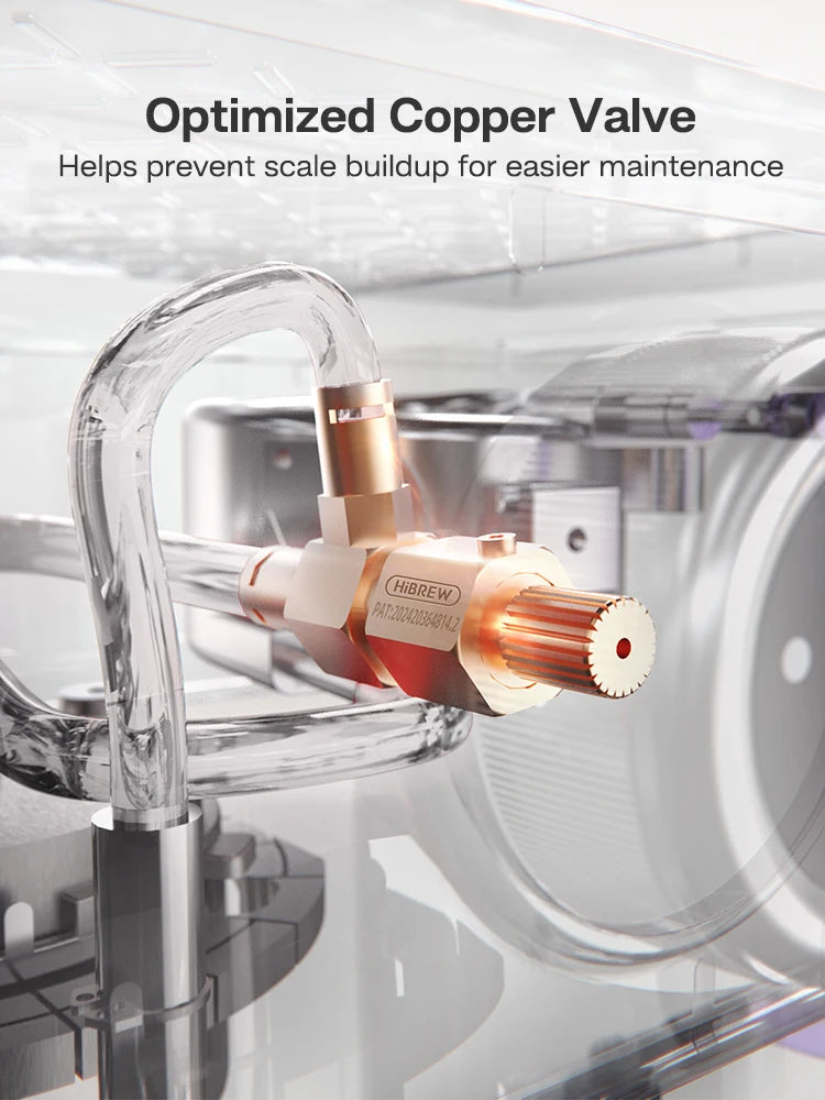 HiBREW 20 Bar Semi Automatic Espresso Machine With Temperature Control