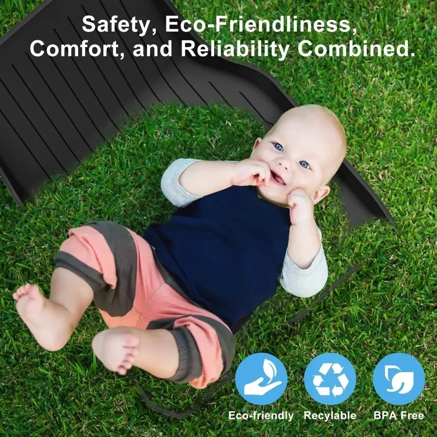 NovaAcc All Weather Floor Mats For Tesla Model Y Interior