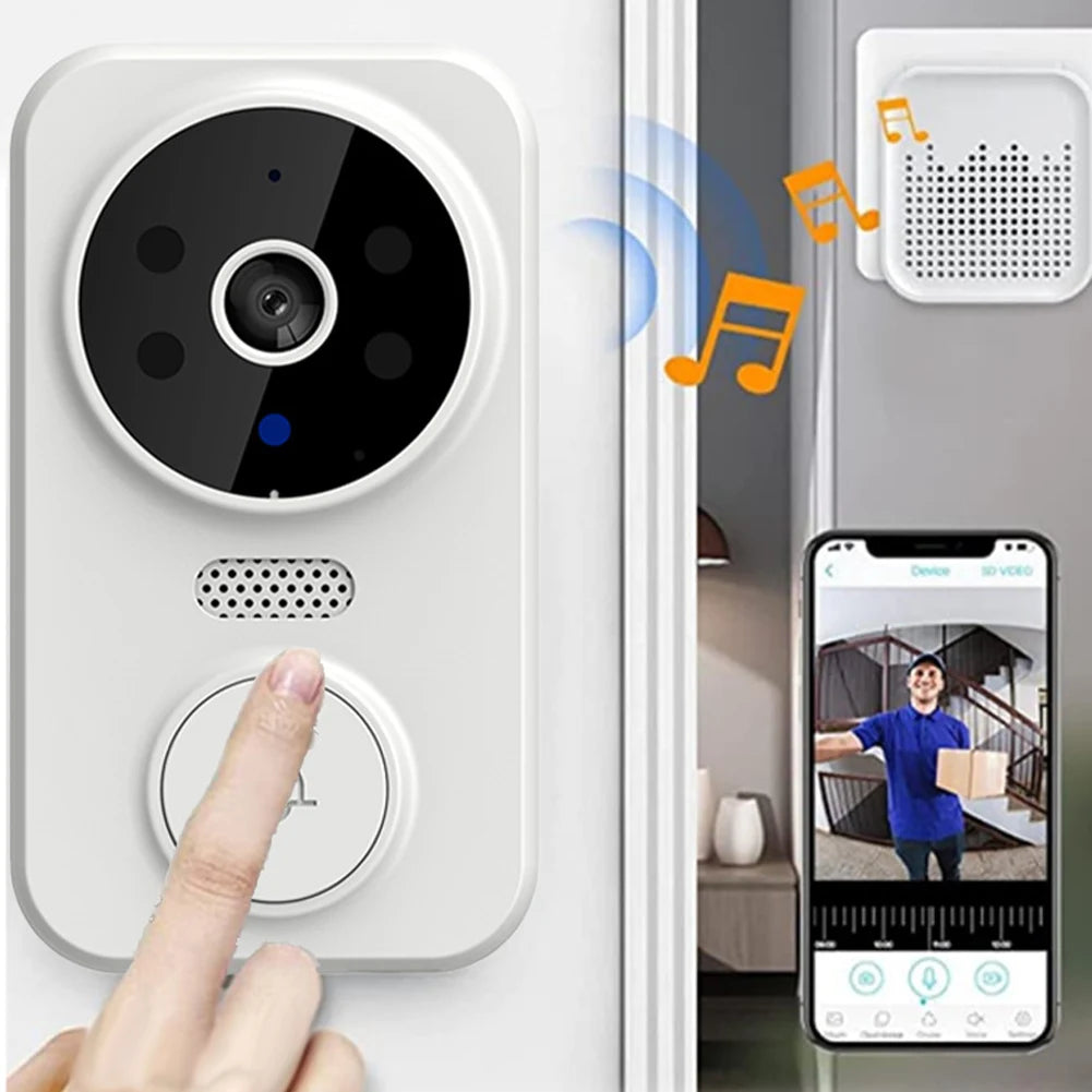 Alloet WiFi Smart Video Doorbell 2 Way Audio Night Vision