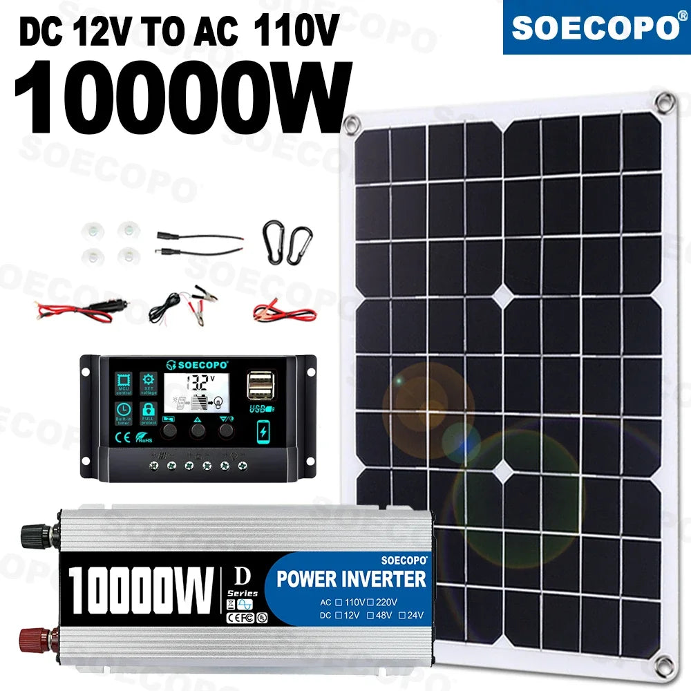 Soecopo 10000W Portable Inverter System For Camping And Home