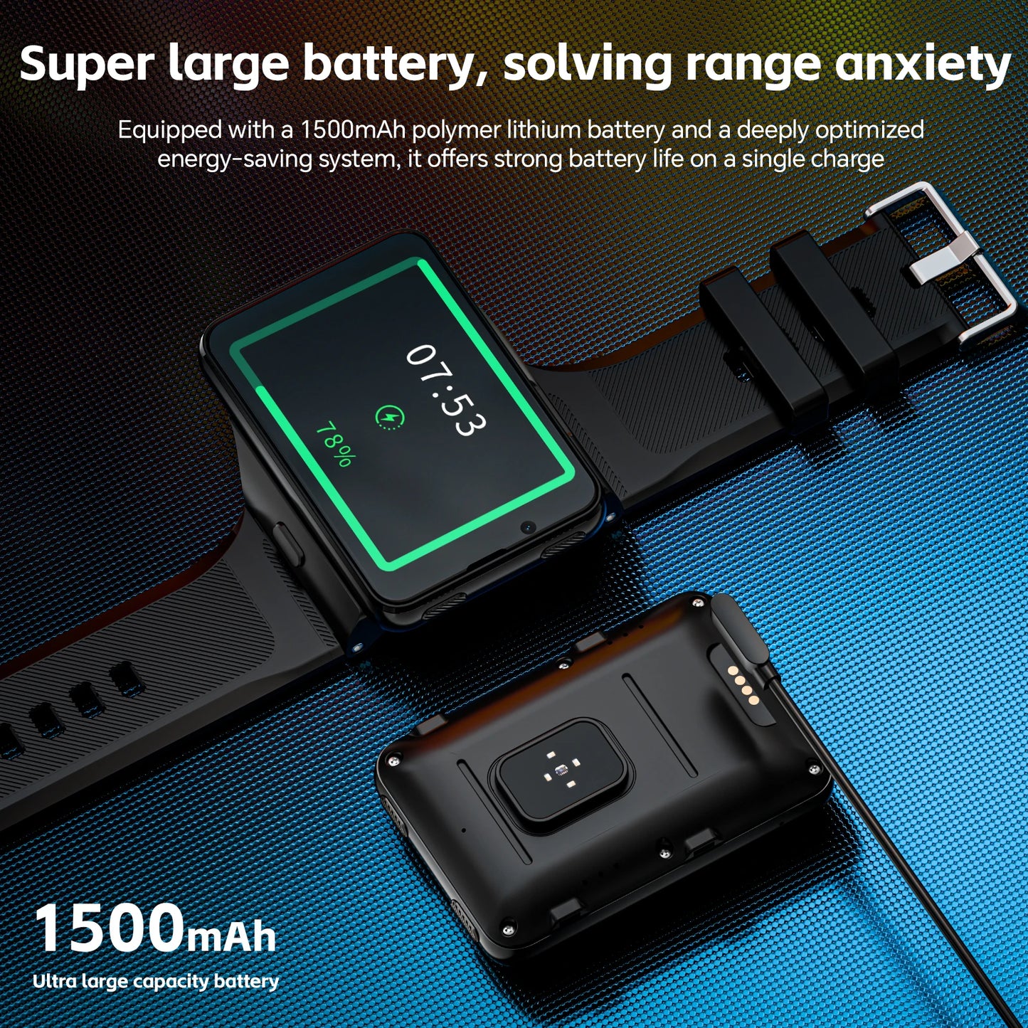 Lokmat APPLLP Max Android Smartwatch 4G Phone Dual Camera