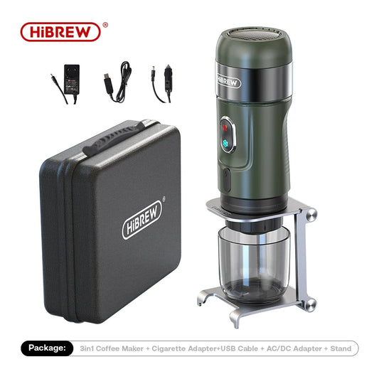 HiBREW Wireless Portable Espresso Coffee Maker For Car And Home