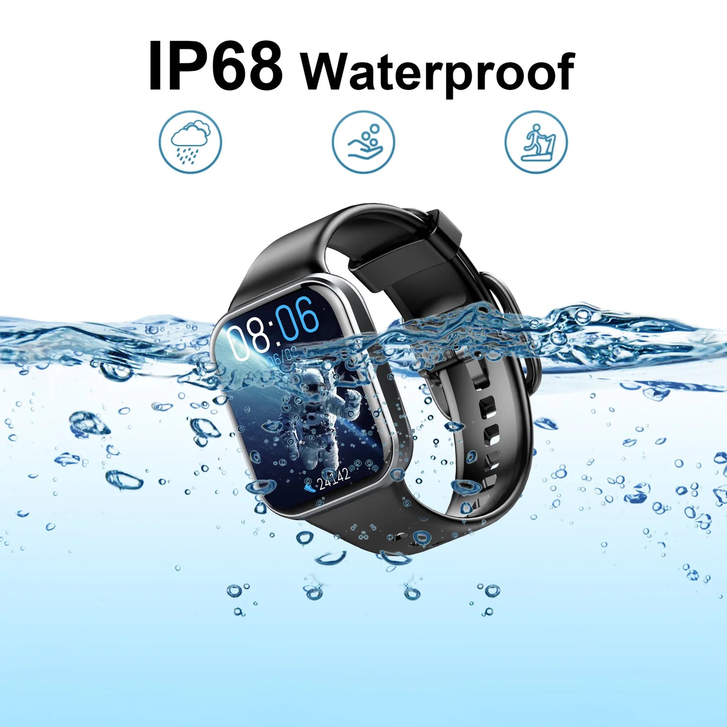 Q23 Smart Watch Fitness Tracker With Pedometer Sleep Monitor