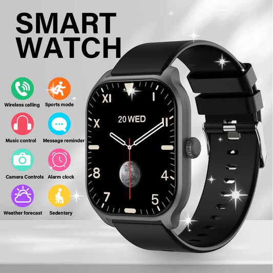 LAXASFIT Smart Watch Bluetooth Calling Voice Assistant for Android iOS