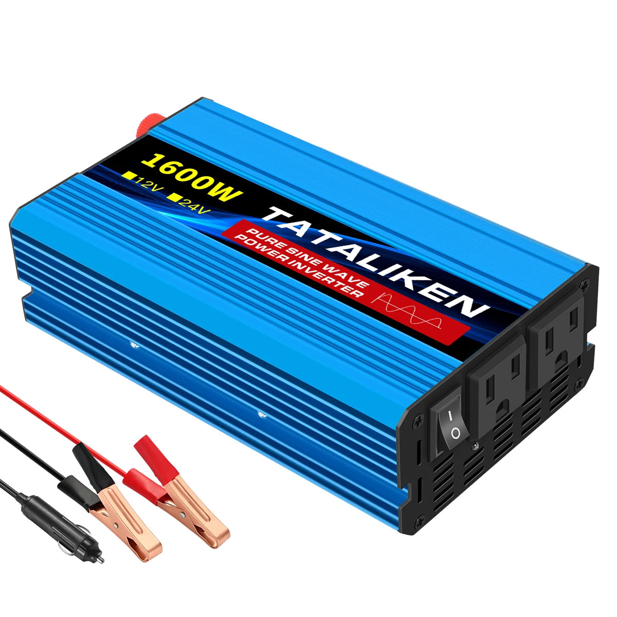 TATALIKEN 12V DC To 110V 60Hz Pure Sine Wave Car Inverter 1000W To 10000W