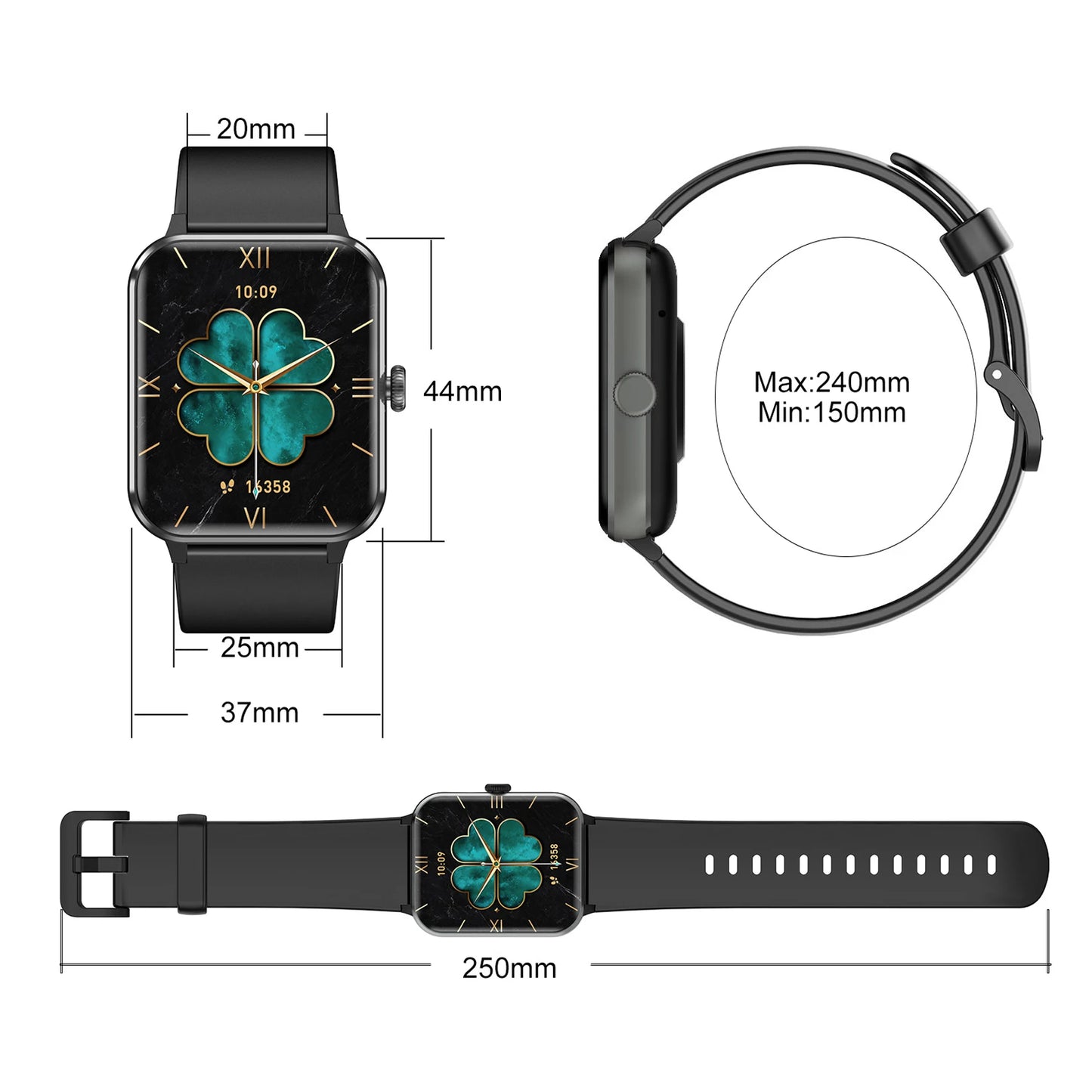 IOWODO R50 Smart Watch With AI Voice Assistant Health Monitoring
