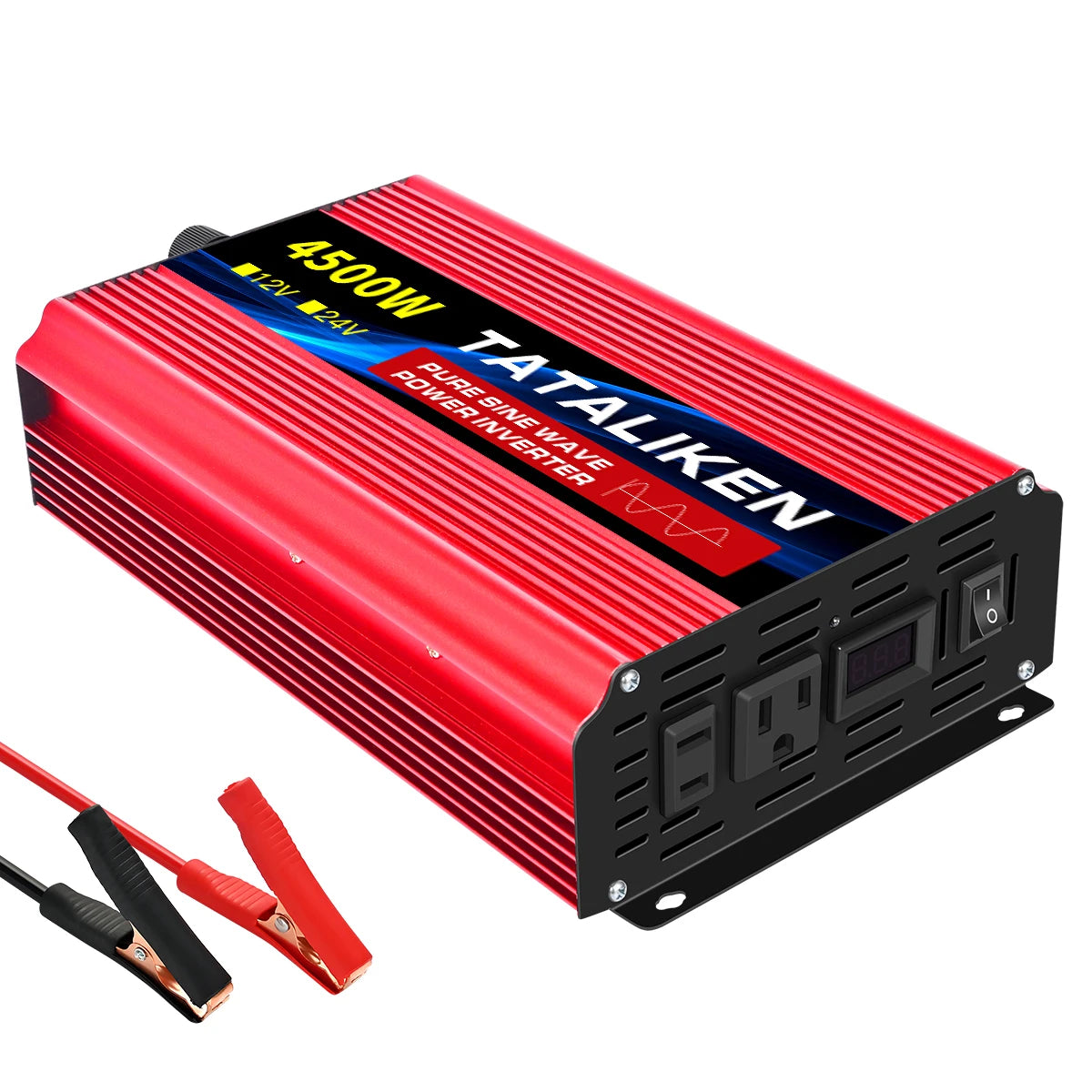 TATALIKEN 12V DC To 110V 60Hz Pure Sine Wave Car Inverter 1000W To 10000W