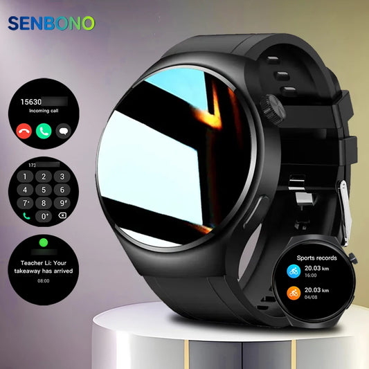 SENBONO Smartwatch With Heart Rate Blood Oxygen Monitor Bluetooth