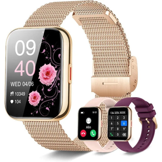 INNOFOVO AI Voice Smartwatch For Women Answer Calls