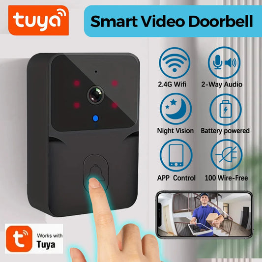 XBIBI Wireless Smart Video Doorbell With Night Vision And Audio