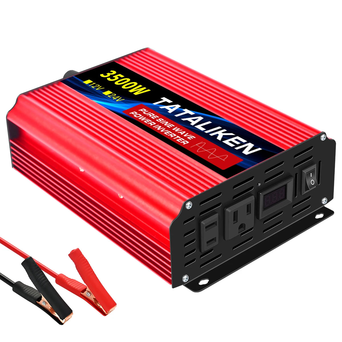 TATALIKEN 12V DC To 110V 60Hz Pure Sine Wave Car Inverter 1000W To 10000W