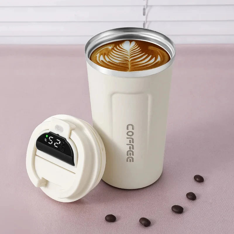 Smart Temperature Display Stainless Steel Vacuum Thermos Bottle