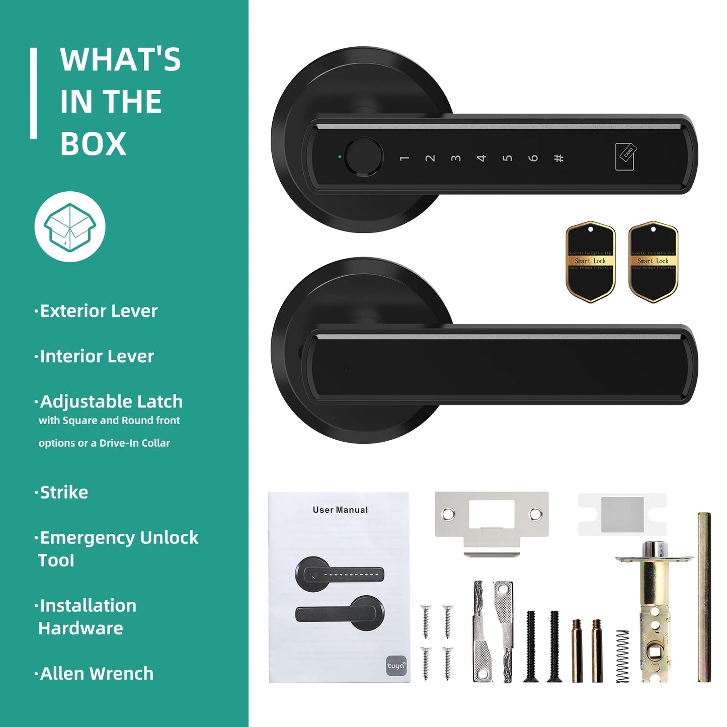 Viladepot Smart Lock With Fingerprint App Control Keypad