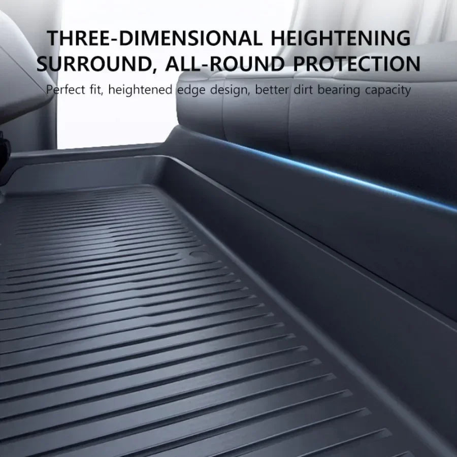 NovaAcc All Weather Floor Mats For Tesla Model Y Interior