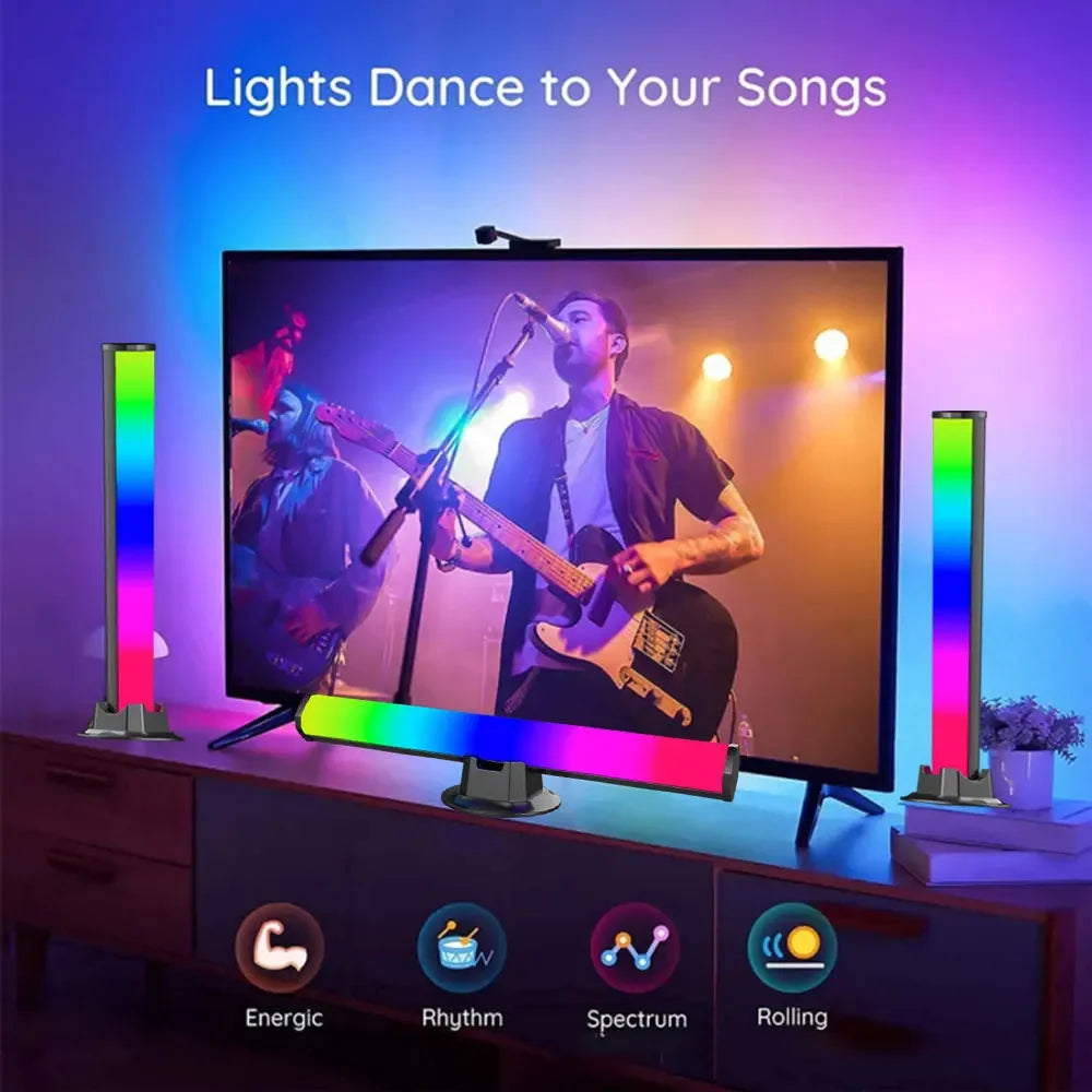 Smart LED Symphony RGB Music Rhythm Lamp With App Control