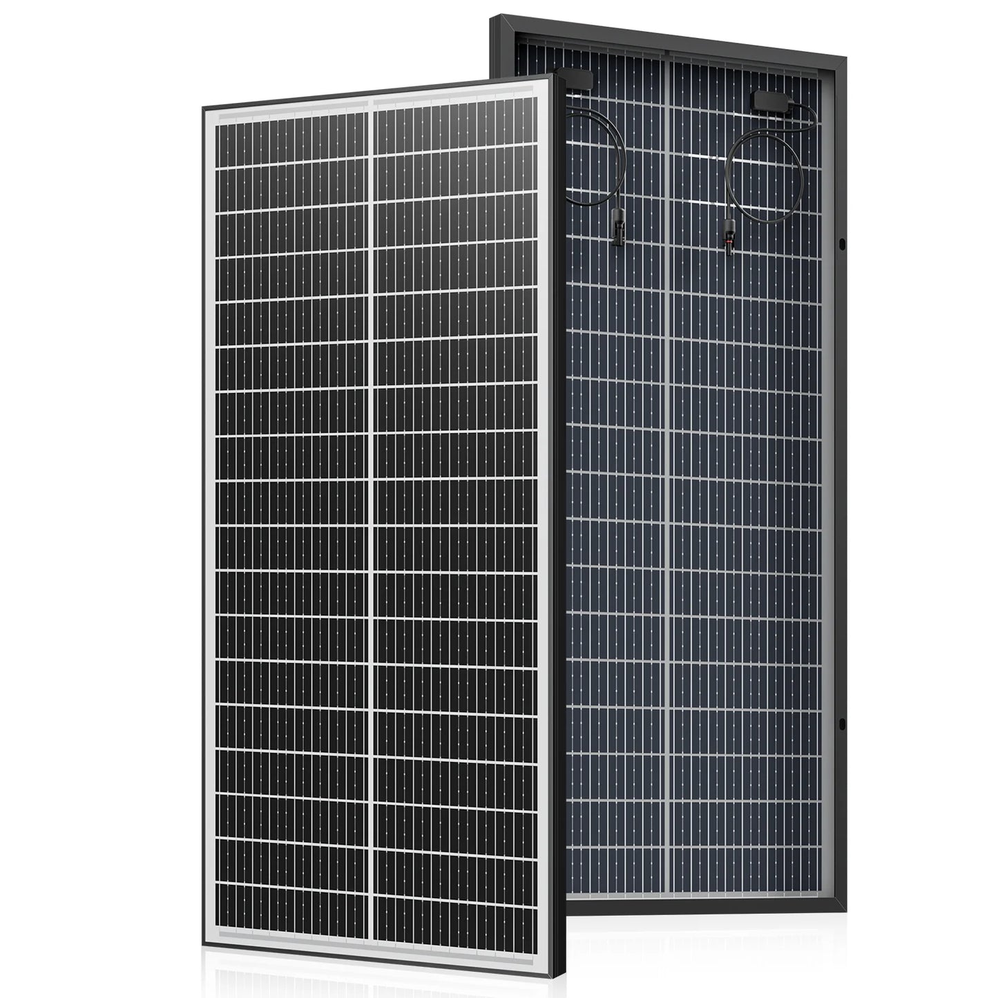 Rvpozwer 400W 12V Double Sided Monocrystalline Solar Panel