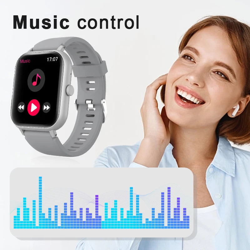 Odelettevcy Smartwatch Fitness Tracker With Bluetooth Four Point Zero
