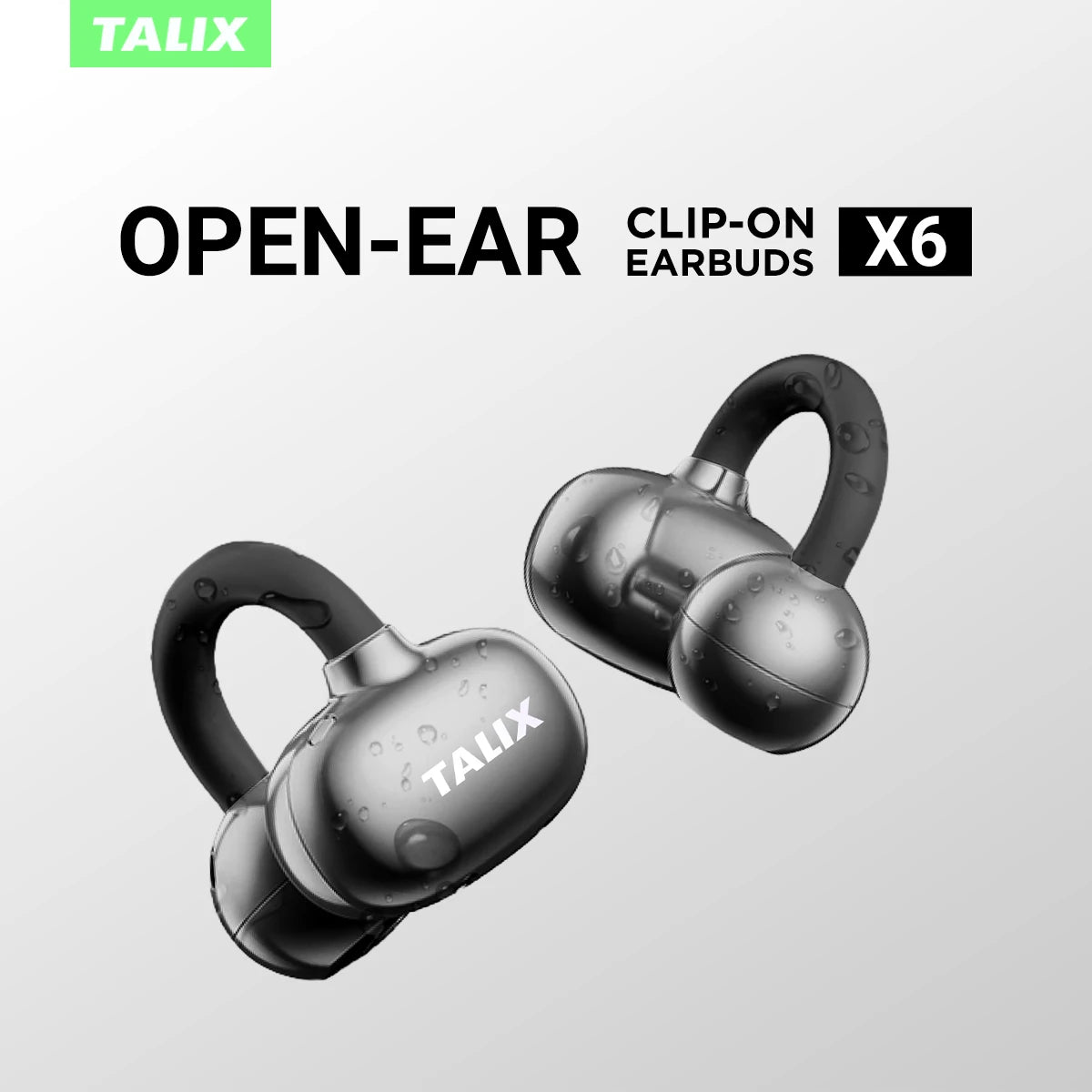 TALIX X6 Open Ear Wireless Earbuds With Touch Control