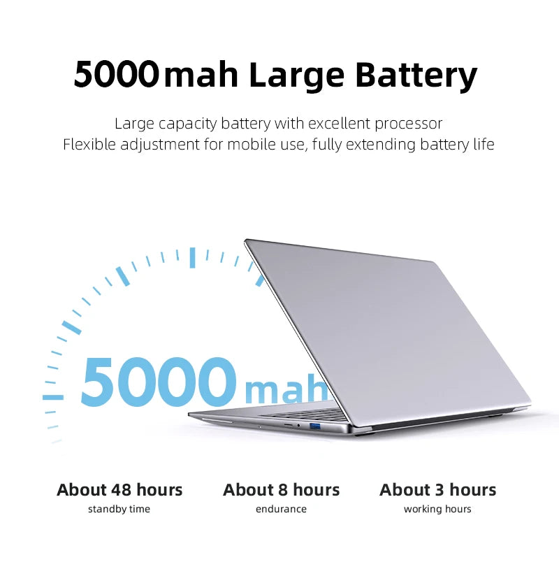 Erilles Windows 11 Pro Laptop 12GB RAM 1TB PCIe SSD