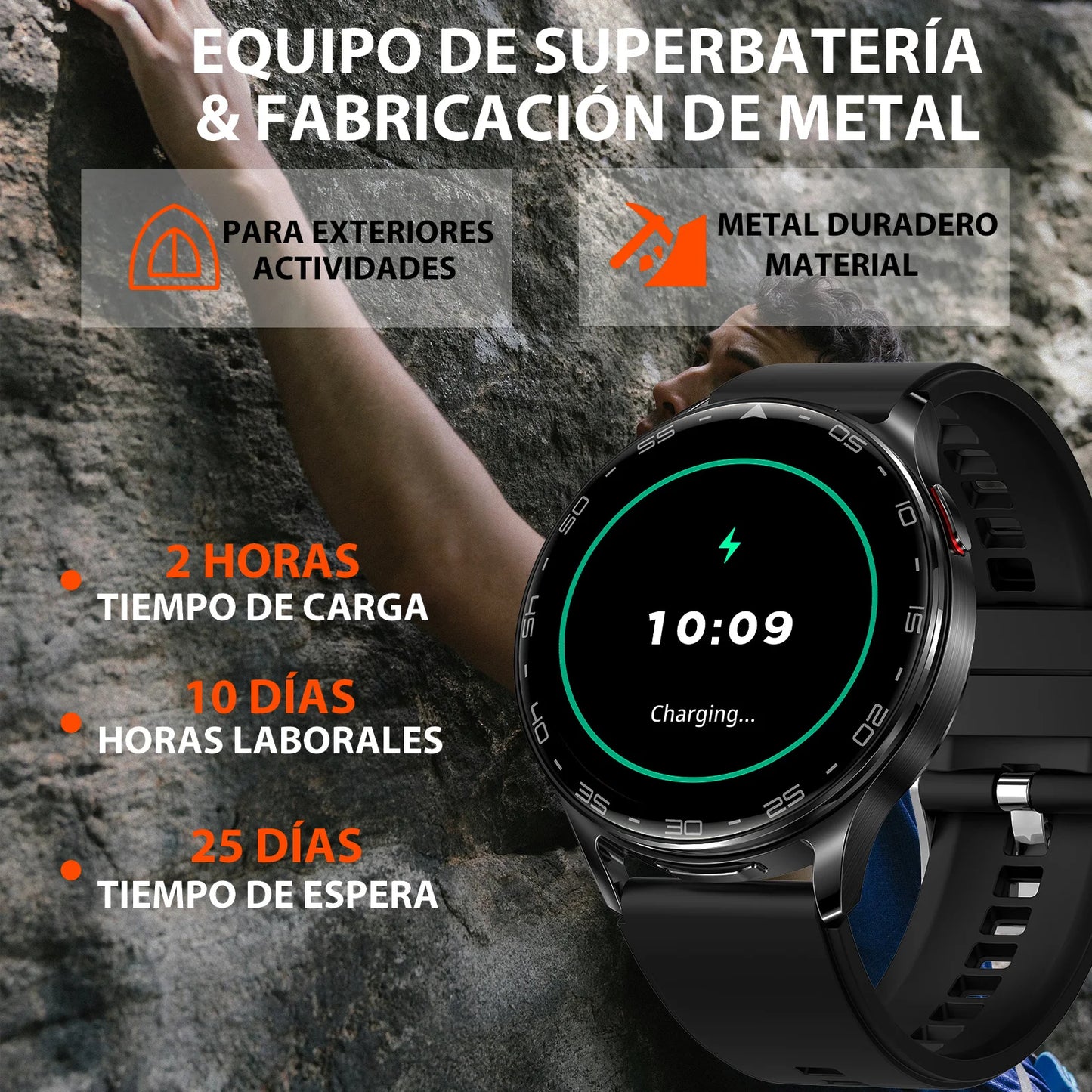 EIGIIIS Smart Watch With Earbuds 2 In 1 Heart Rate