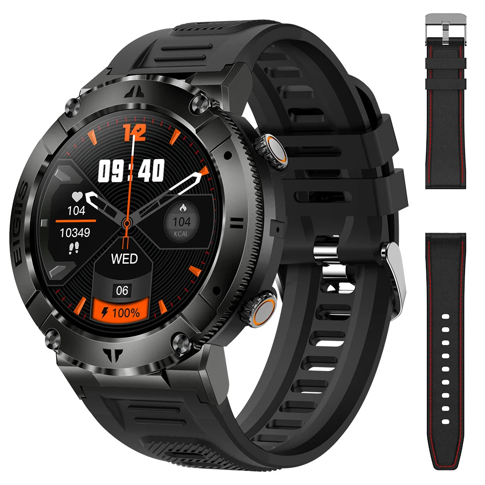 LaNikar Smart Watch Men TFT Bluetooth Call Blood Pressure Monitor