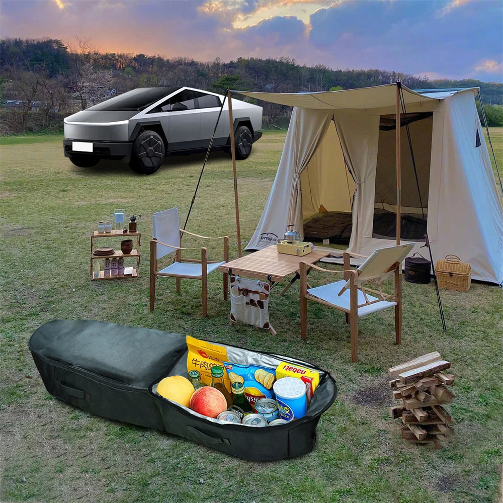 NONECN 2pcs Front Trunk Oxford Insulation Cooler Organizer for Cybertruck