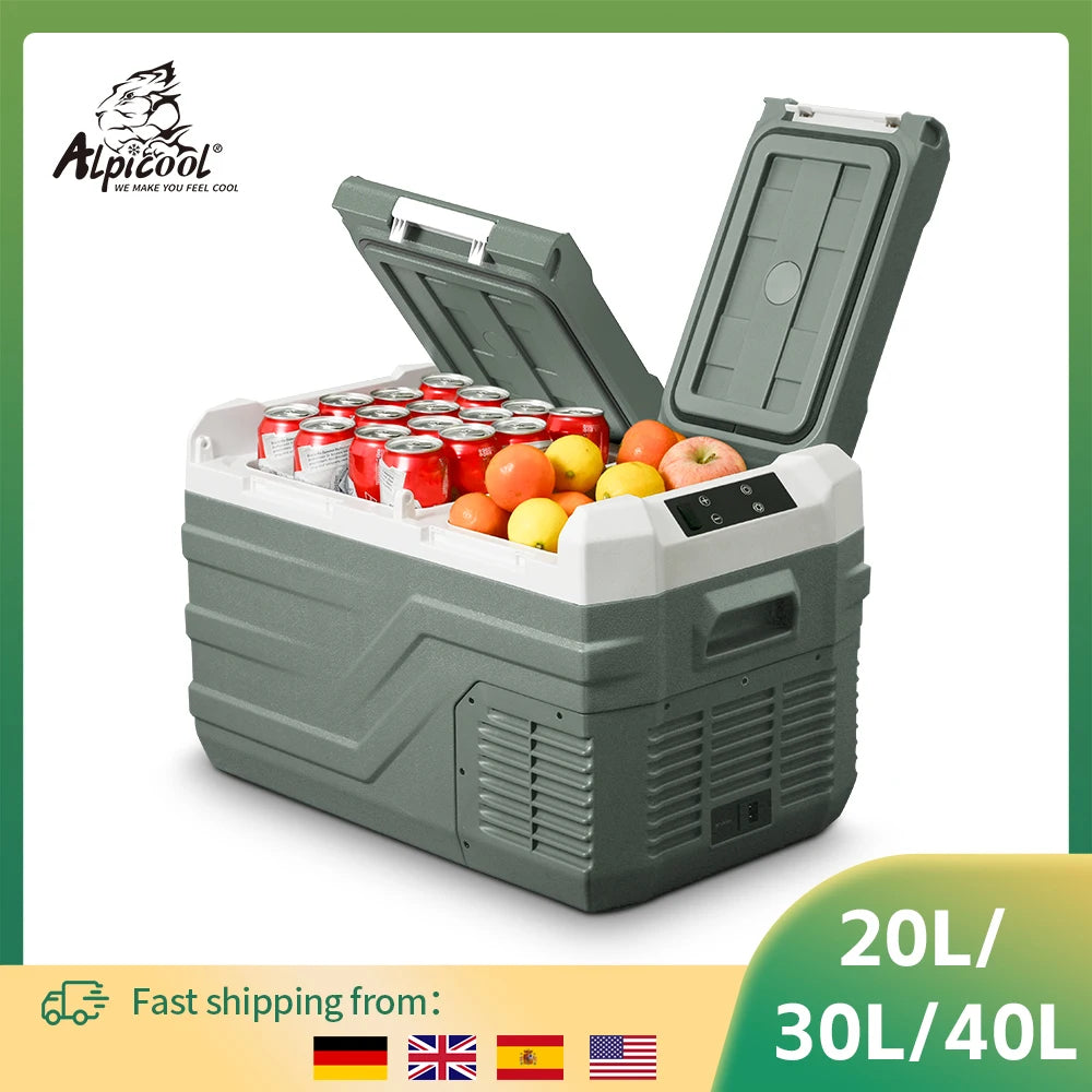 Alpicool NLS Portable Car Refrigerator 12V 24V DC Freezer