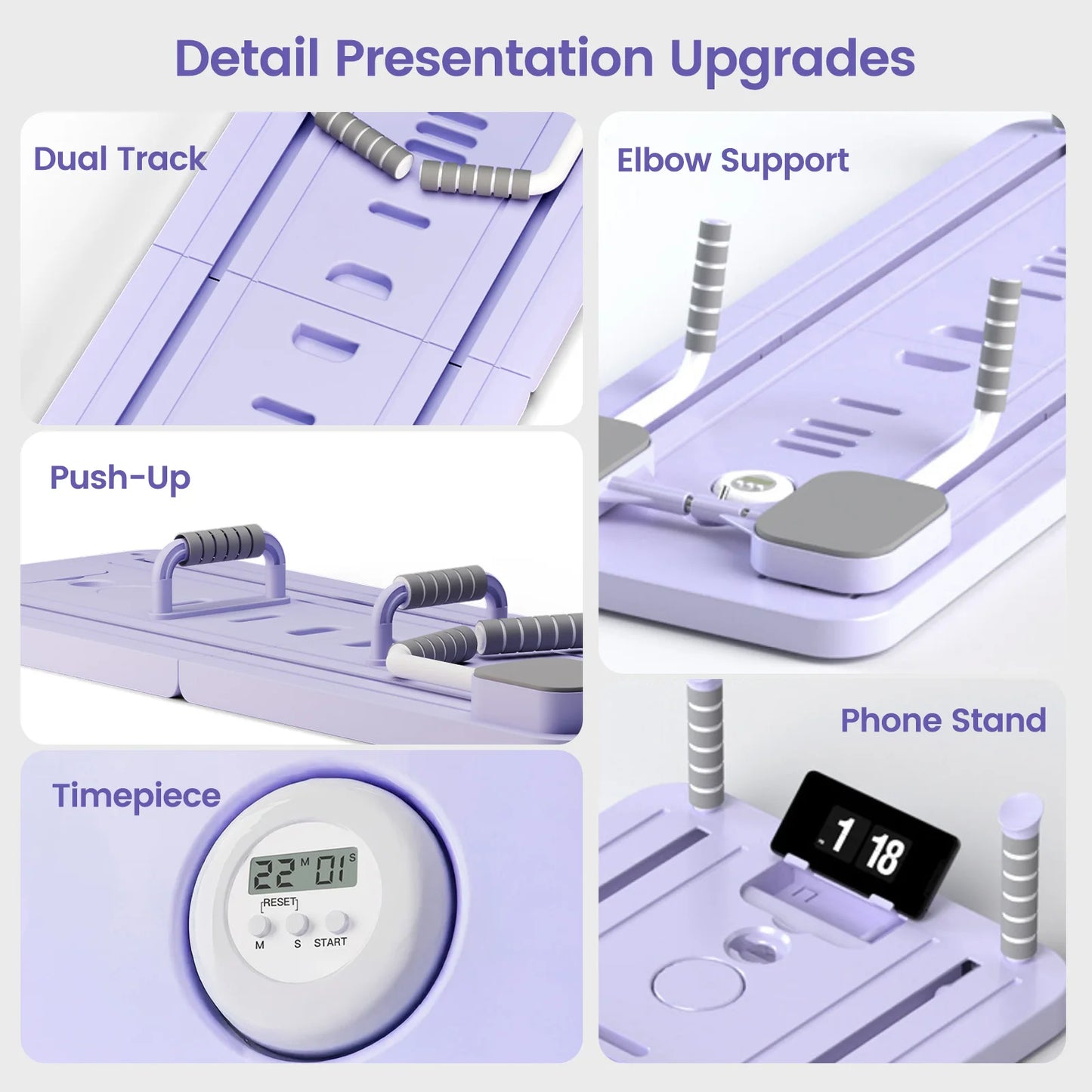 Ab Core Trainer Multifunctional Abdominal Board With Resistance Bands
