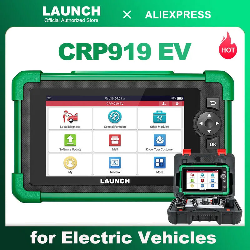 LAUNCH X431 CRP919 EV OBD2 Diagnostic Scanner With 43 Plus Functions