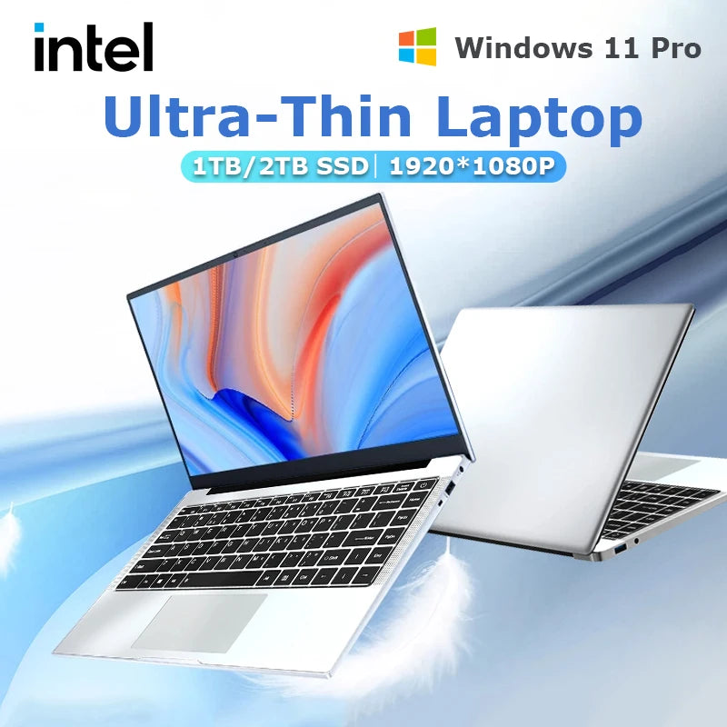 Erilles Windows 11 Pro Laptop 12GB RAM 1TB PCIe SSD