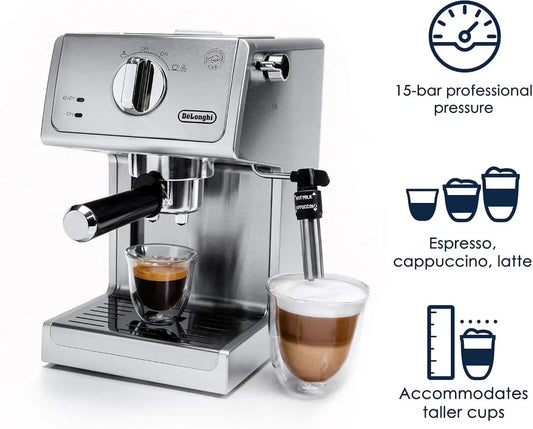 XMSJ 15 Bar Espresso Machine With Milk Frother For Home