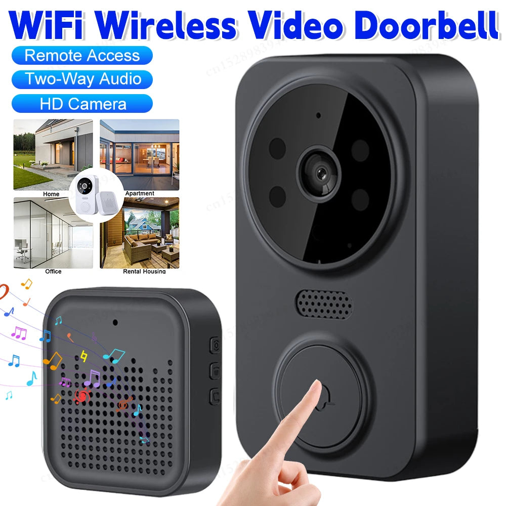 Alloet WiFi Smart Video Doorbell 2 Way Audio Night Vision