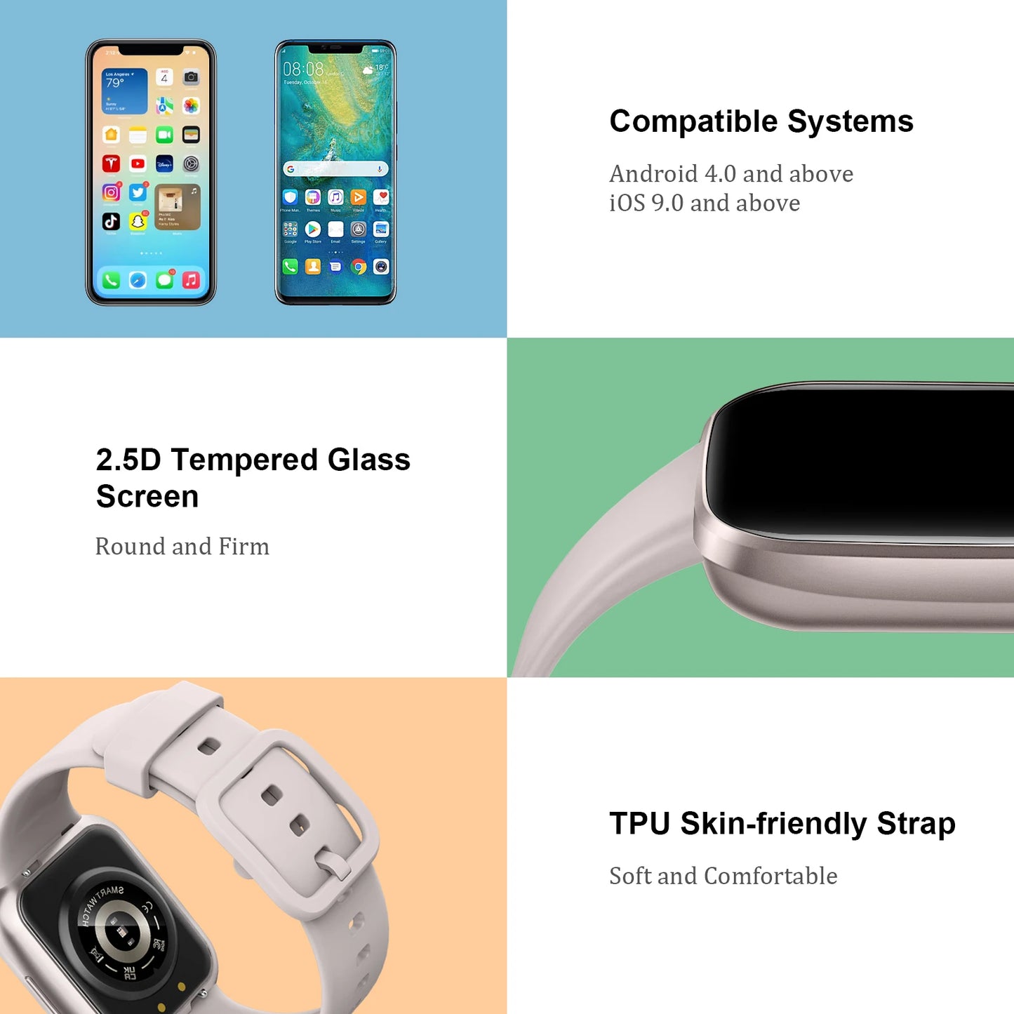 Ner Smart Watch Fitness Tracker With Pedometer And Sleep Monitor