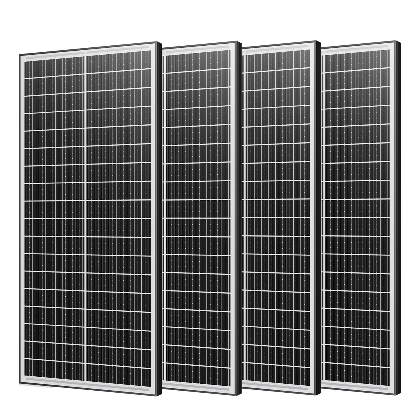 Rvpozwer 400W 12V Double Sided Monocrystalline Solar Panel