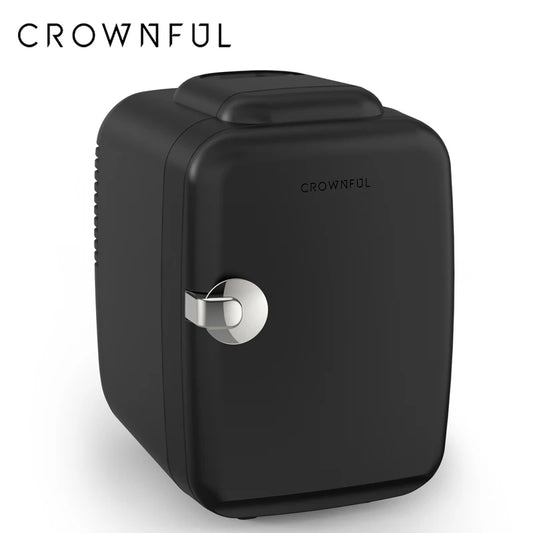 Crownful Mini Fridge For Beauty Skincare AC And DC Portable