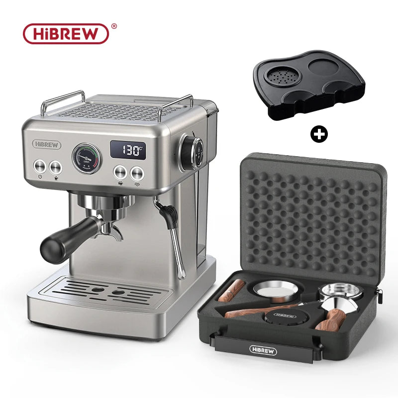 HiBREW 20 Bar Semi Automatic Espresso Machine With Temperature Control